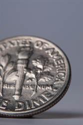 Les 10 centimes américains nommés la dime